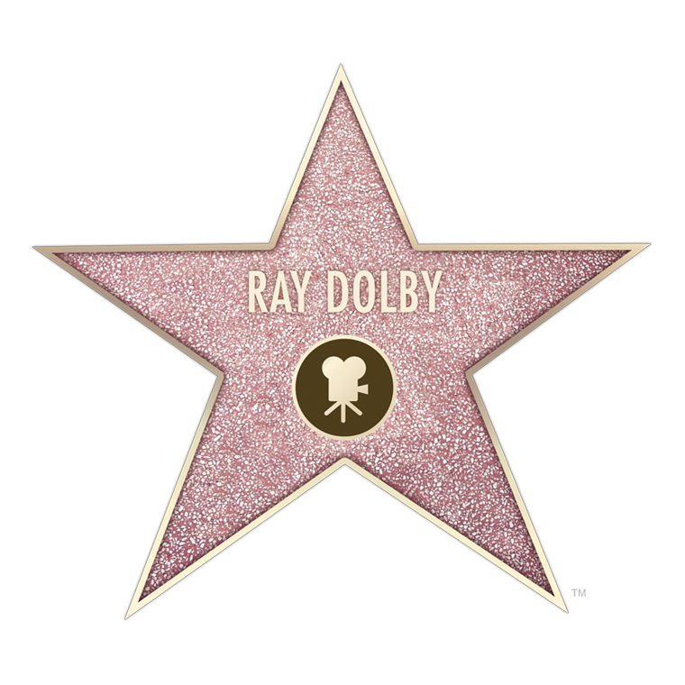 Ray Dolby's star on the Hollywood Walk of Fame